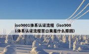 iso9001体系认证流程（iso9001体系认证流程苦口臭是什么原因）