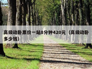 高级动卧票价一站8分钟420元（高级动卧多少钱）