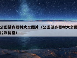 公园健身器材大全图片（公园健身器材大全图片及价格）