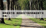 酷狗音乐下载（酷狗音乐下载的歌曲在哪个文件夹）