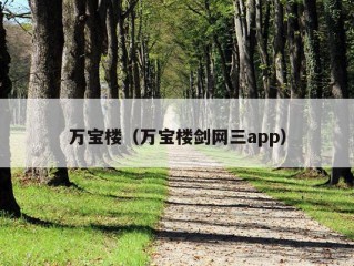 万宝楼（万宝楼剑网三app）