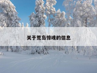 关于荒岛惊魂的信息