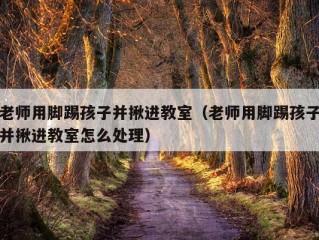 老师用脚踢孩子并揪进教室（老师用脚踢孩子并揪进教室怎么处理）