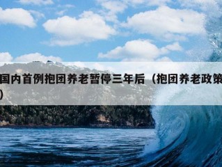 国内首例抱团养老暂停三年后（抱团养老政策）