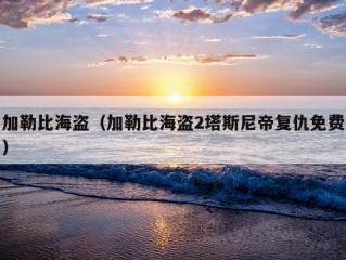 加勒比海盗（加勒比海盗2塔斯尼帝复仇免费）