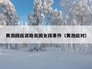 黄渤回应资助贫困女孩事件（黄渤应对）