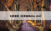 比亚迪宋（比亚迪宋plus dmi）