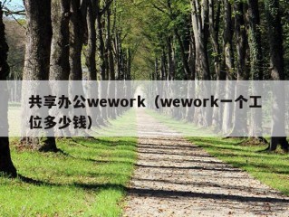 共享办公wework（wework一个工位多少钱）