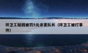 环卫工疑因被罚5元杀害队长（环卫工被打事件）