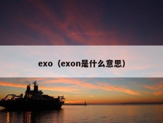 exo（exon是什么意思）