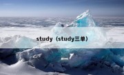 study（study三单）