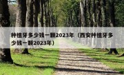 种植牙多少钱一颗2023年（西安种植牙多少钱一颗2023年）