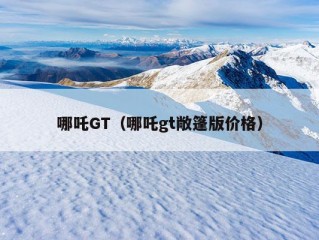 哪吒GT（哪吒gt敞篷版价格）