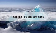 九坤投资（九坤投资怎么样）