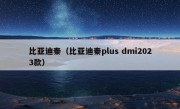 比亚迪秦（比亚迪秦plus dmi2023款）