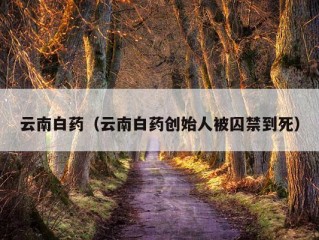 云南白药（云南白药创始人被囚禁到死）