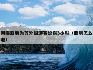 网曝亚航为等外国游客延误3小时（亚航怎么啦）