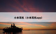 小米耳机（小米耳机app）