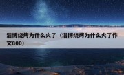 淄博烧烤为什么火了（淄博烧烤为什么火了作文800）