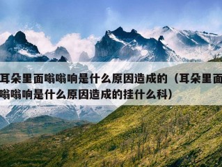 耳朵里面嗡嗡响是什么原因造成的（耳朵里面嗡嗡响是什么原因造成的挂什么科）