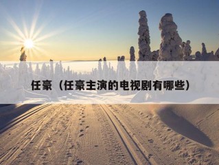 任豪（任豪主演的电视剧有哪些）