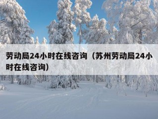 劳动局24小时在线咨询（苏州劳动局24小时在线咨询）