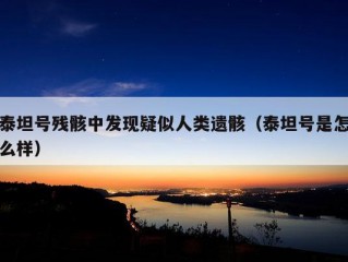 泰坦号残骸中发现疑似人类遗骸（泰坦号是怎么样）