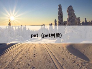 pet（pet材质）