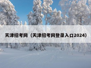 天津招考网（天津招考网登录入口2024）