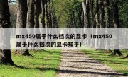 mx450属于什么档次的显卡（mx450属于什么档次的显卡知乎）