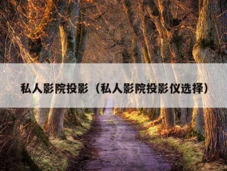 私人影院投影（私人影院投影仪选择）