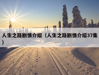 人生之路剧情介绍（人生之路剧情介绍37集）