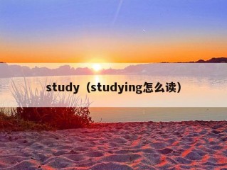 study（studying怎么读）