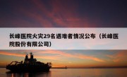 长峰医院火灾29名遇难者情况公布（长峰医院股份有限公司）