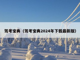 驾考宝典（驾考宝典2024年下载最新版）