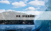 许嵩（许嵩张靓颖）