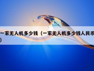 一家无人机多少钱（一家无人机多少钱人民币）