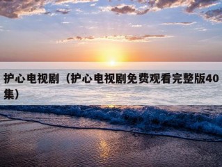 护心电视剧（护心电视剧免费观看完整版40集）