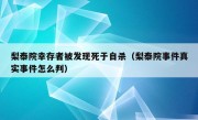 梨泰院幸存者被发现死于自杀（梨泰院事件真实事件怎么判）