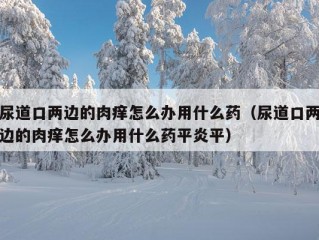 尿道口两边的肉痒怎么办用什么药（尿道口两边的肉痒怎么办用什么药平炎平）