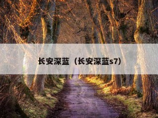 长安深蓝（长安深蓝s7）