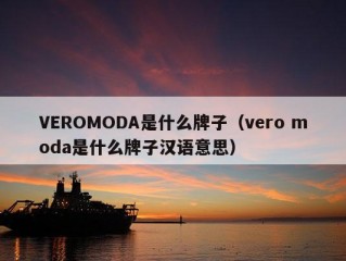 VEROMODA是什么牌子（vero moda是什么牌子汉语意思）