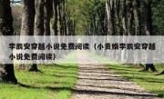 李辰安穿越小说免费阅读（小贵婿李辰安穿越小说免费阅读）