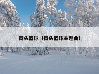 街头篮球（街头篮球主题曲）