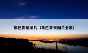 黑色背景图片（黑色背景图片全黑）